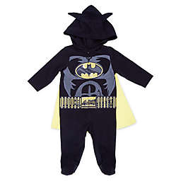 Warner Bros® Batman Hooded and Caped Coverall in Black