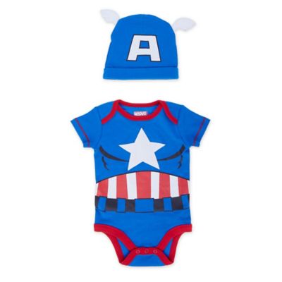 captain america baby onesie