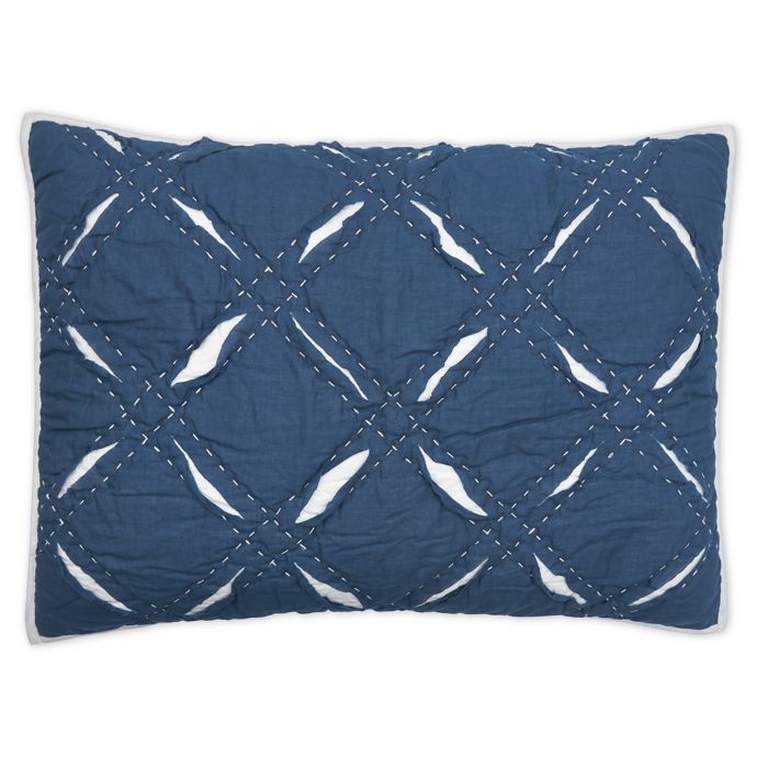 C F Home Parker Standard Pillow Sham In Indigo Bed Bath Beyond