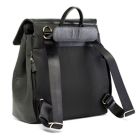 Alternate image 4 for Storksak St. James Leather Diaper Backpack in Black