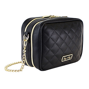 Itzy Ritzy&reg; Crossbody Diaper Bag in Black. View a larger version of this product image.