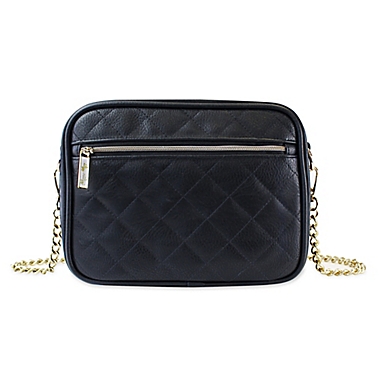 Itzy Ritzy&reg; Crossbody Diaper Bag in Black. View a larger version of this product image.