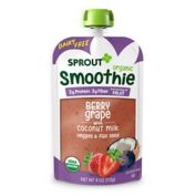 Sprout&reg; 4 oz. Berry Grape with Coconut Milk Veggies and Flax Seed Organic Smoothie