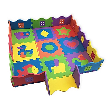 Verdes Foam Activity Ball Pit and Play Mat Set. View a larger version of this product image.