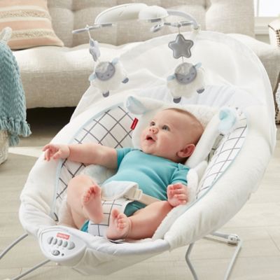 fisher price sweet little lamb deluxe bouncer