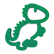 Itzy Ritzy&reg; Dinosaur Silicone Teether in Green