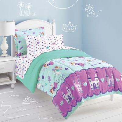 Dream Factory Magical Princess 5-Piece Twin Comforter Set