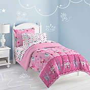 Dream Factory Magical Princess 5-Piece Twin Comforter Set in Pink