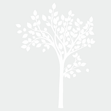 RoomMates&reg; Simple White Tree Peel and Stick Wall Decals. View a larger version of this product image.