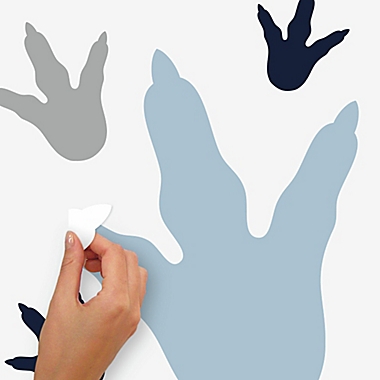 RoomMates&reg; Dino Feet Peel and Stick Wall Decals. View a larger version of this product image.