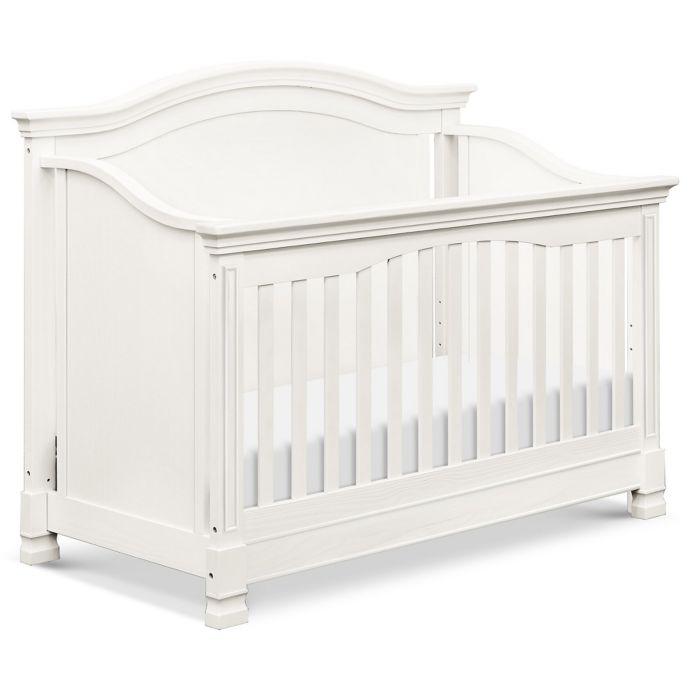 Million Dollar Baby Louis 4 In 1 Convertible Crib In White Bed