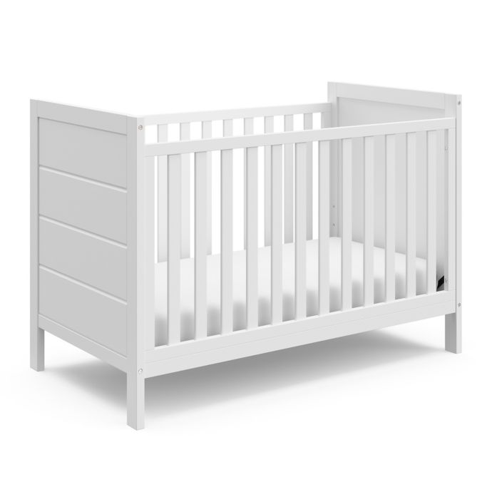 Storkcraft Nestling 3 In 1 Convertible Crib In White Bed Bath