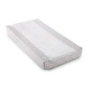 Cloud Island Baby Changing Pad Cover Cevron White Gray Wipeable Oeko-Tex New 