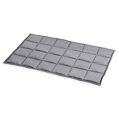 Therapedic&reg; Cooling Weighted Lap/Back Mat in Grey. View a larger version of this product image.
