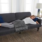 Alternate image 1 for Therapedic&reg; Cooling Weighted Lap/Back Mat in Grey