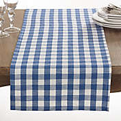 Saro Lifestyle Gingham 72-Inch Table Runner