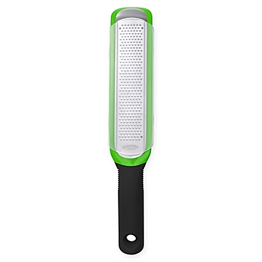 OXO Good Grips&reg; Etched Zester Grater in Green. View a larger version of this product image.