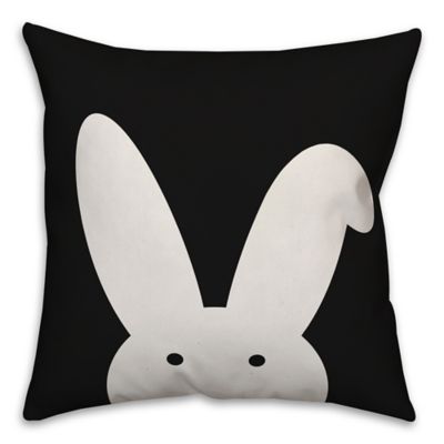 Multicolor Easter Holiday Design Apparel Gifts Pterosaur Dinosaur Bunny Egg Hunting-Cute Easter Throw Pillow 18x18 