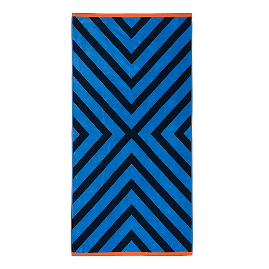 Alternate image 1 for Destination Summer X Marks Beach Towel in Blue
