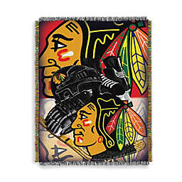 NHL Chicago Blackhawks 48-Inch by 60-Inch Tapestry Throw