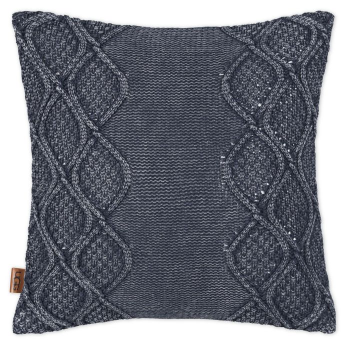 Ugg Stone Wash Bolster Throw Pillow In Navy Bed Bath Beyond