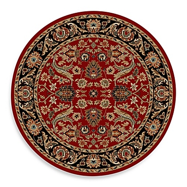 Concord Global Trading Sultanabad 7-Foot 10-Inch Round Rug in Red. View a larger version of this product image.