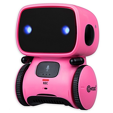 Contixo Interactive Learning Educational Kids Mini Robot Toy in Pink. View a larger version of this product image.