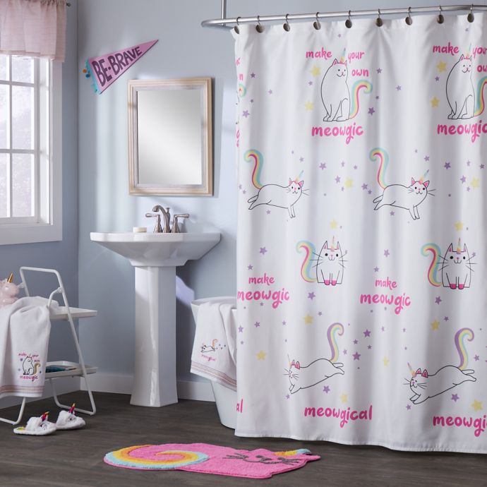 Saturday Knight Meowgical Shower Curtain Bed Bath Beyond