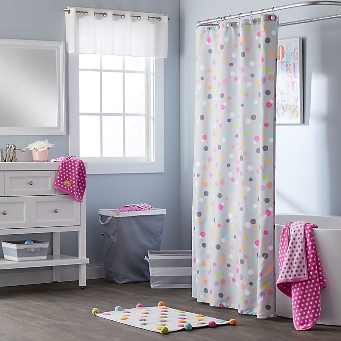 Skl Home Confetti Shower Curtain, Kid Girl Shower Curtain