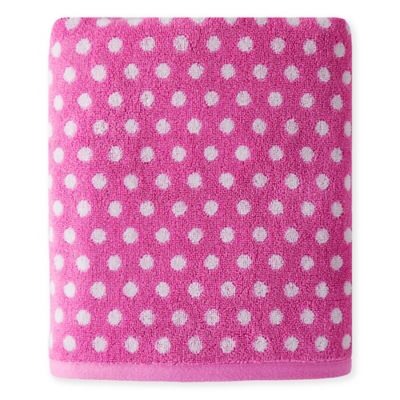 polka dot bath towels