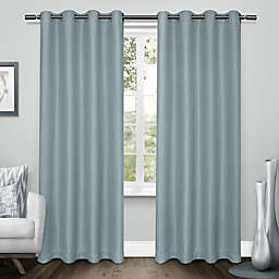 Tweed Grommet Room Darkening Window Curtain  (Set of 2)