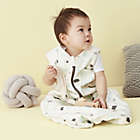 Alternate image 1 for ergoPouch&reg; Size 2-12M Organic Cotton Sheeting Sleep Bag in Clouds