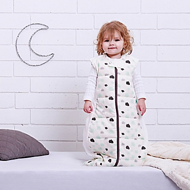 ergoPouch&reg; Size 2-12M Organic Cotton Sheeting Sleeping Bag in Clouds. View a larger version of this product image.