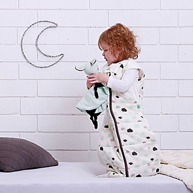 ergoPouch&reg; Size 2-12M Organic Cotton Sheeting Sleeping Bag in Clouds. View a larger version of this product image.
