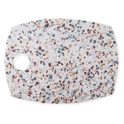 Artisanal Kitchen Supply® Terrazzo 12-Inch Cheese Board in Red/Green