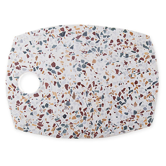 Alternate image 1 for Artisanal Kitchen Supply® Terrazzo 12-Inch Cheese Board in Red/Green