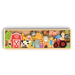BeginAgain 26-Piece Farm A to Z Puzzle and Playset