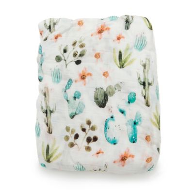 cactus fitted crib sheet