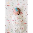 Alternate image 2 for Loulou Lollipop&reg; Woodland Gnome Crib Sheet