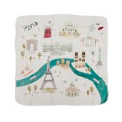 Loulou Lollipop Paris Deluxe Muslin Baby Quilt