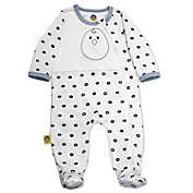 Nested Bean Size 3-6M Zen Footed Pajama in White