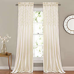 Bayview 84-Inch Rod Pocket Window Curtain in Ivory (Set of 2)