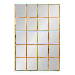 Kate and Laurel Denault 23.5-Inch x 35.5-Inch Rectangular Mirror in Gold