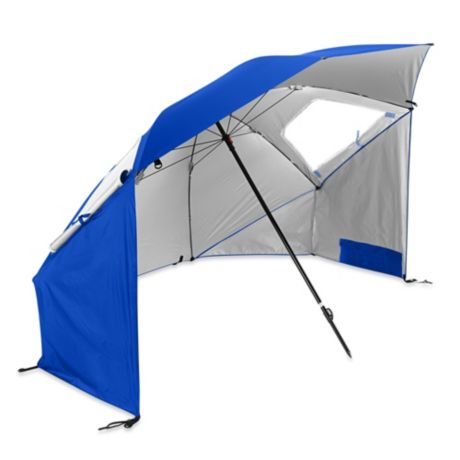 Sport Brella Super Brella Beach Umbrella In Blue Bed Bath Beyond