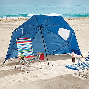 Sport-Brella SUPER-BRELLA&trade; Beach Umbrella in Blue. View a larger version of this product image.