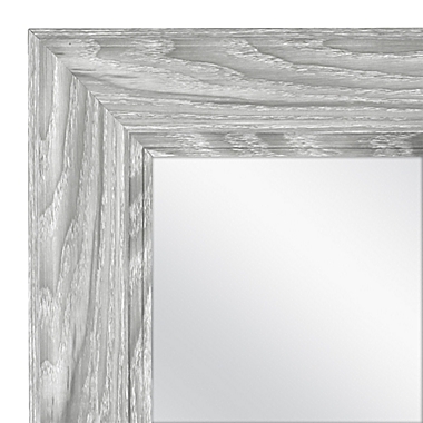 Over-the-Door Hanging Mirror in Grey. View a larger version of this product image.
