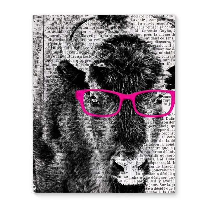 Buffalo Pink Glasses Canvas Wall Art Bed Bath Beyond