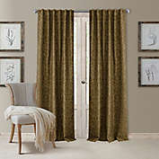 Antonia 84-Inch Rod Pocket/Back Tab Room Darkening Curtain Panel in Antique Gold (Single)