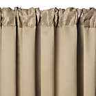 Alternate image 2 for Antonia 108-Inch Rod Pocket/Back Tab Room Darkening Window Curtain Panel in Taupe (Single)
