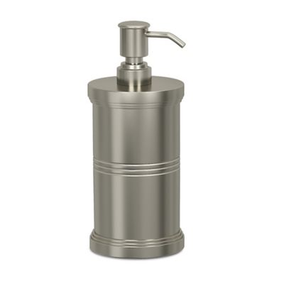 brushed nickel soap dispenser